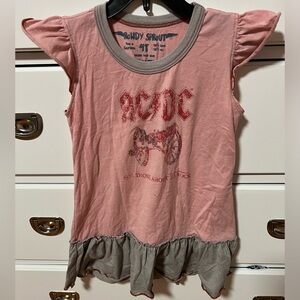 Girls ACDC Rowdy Sprout 4T Teeshirt Dress